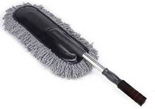 SRBK fashion 🌟 Microfiber Car Duster with Long Handle for Quick Dusting 🚗 Cleaning duster-101 Vehicle Interior Cleaner