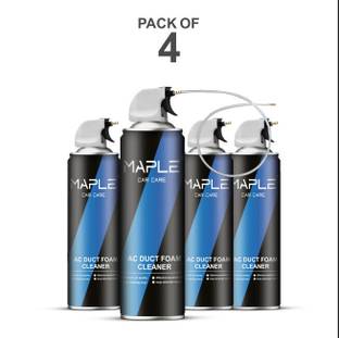 Maple Air Conditioner Coil Cleaner Disinfectant Foam & Purifier (Pack of 4) (Effective Cleaning, Ready to Use) Decontaminates and Deodorizes The Ac Vehicle Interior Cleaner