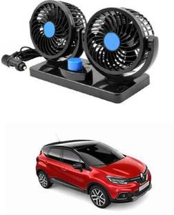 Zinzo Imported 100% Copper Motor 12V DC Car Cooling Fan 360 Degree Air Flow Mode CF12 Car Interior Fan