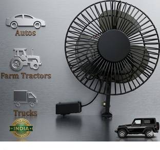 Aojaliance 12 Volt 6" Fan for Car, SUV, Truck, Auto, Caravan, Buses AAI_2118 Car Interior Fan