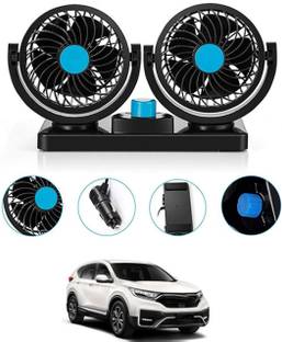 Zinzo Imported 100% Copper Motor 12V DC Car Cooling Fan 360 Degree Air Flow Mode CF52 Car Interior Fan