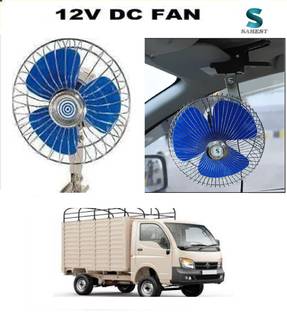 Ajeetech High speed AR1 dc fan 12 Volts 6 Inch DC Fan Car Interior Fan(12 V) Car Interior Fan