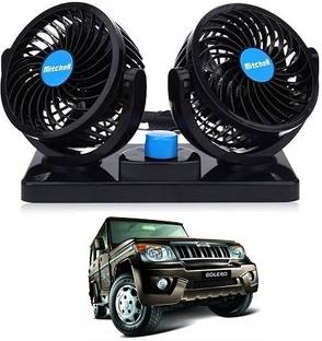 energetic 12V DC Electric Car Fan for Dashboard for Mahindra Bolero Car Interior Fan