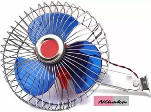 Ajeetech 6 inch 12 Volts DC Fan Run12 Volts Car Fan O Car Interior Fan