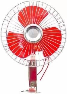 Ajeetech Electronics 12 Volts 6 Inch DC Fan (Multicolor) Car Interior Fan