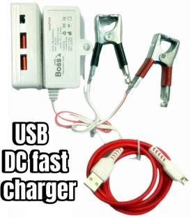 BALRAMA 5 Volt 3.1 Amp USB Mobile Charger 12V DC Smartphones Fast DC Charger Data Cable DC USB Mobile ...