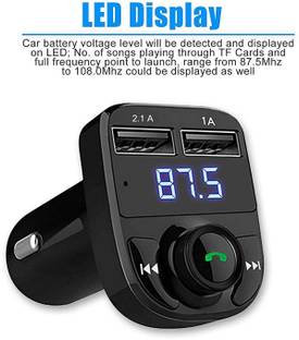 Provent v4.2 Car Bluetooth Device with FM Transmitter, Car Charger