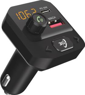 Portronics v5.0 Car Bluetooth Device with Car Charger