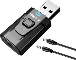 sounce v5.0 Car Bluetooth Device with 3.5mm Connector, Audio Receiver, Transmitter, Adapter Dongle