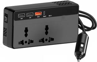 CARAUTOCARE 150W Car Laptop Charger/Power Inverter with 2 USB( Car Laptop Charger