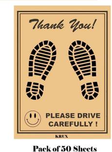 Krux Paper Disposable Paper Mat For  Universal For Car