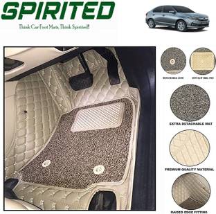 SPIRITED Leatherite 7D Mat For  Honda Amaze
