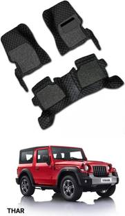 onefit enterprises Leatherite 7D Mat For  Mahindra Thar
