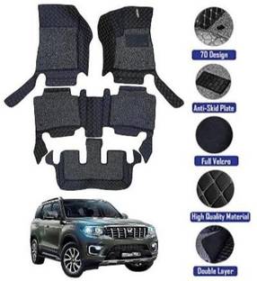 GENFRID Leatherite 7D Mat For  Mahindra Scorpio N (7 Seater)