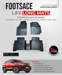 Footsace TPV Tray Mat For  Maruti New Brezza