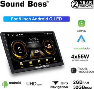Sound Boss Androidify 3rd Generation 9" Inch QLED IPS Android Car-Play (2GB/32GB) Car Stereo