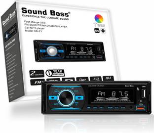 Sound Boss Charge Pro+ DUAL USB Bluetooth Wireless With Phone Caller Id Receiver Universal SB-23 Car Stereo