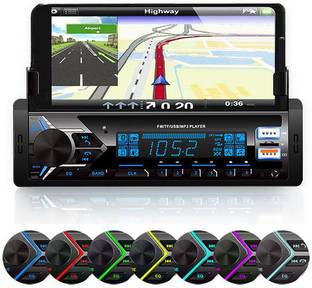 RKPSP Car Stereo MP3 Player with Phone Holder/BT/FM/USB/AUX/TF Card Universal-01 Car Stereo