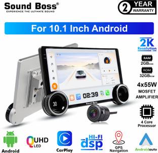 Sound Boss 2K Diamond Series Androidify 4th Gen 10.1 Inch 2GB/32GB Android With AHD Camera Car Stereo