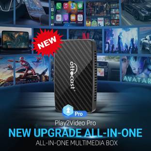 Ottocast Play2Video Pro Wireless CarPlay/Android Auto All-in-one YouTube-Netflix, Spotify Car Stereo