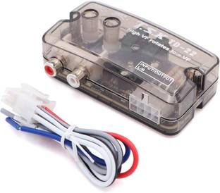 carfrill Car Stereo Audio Speak Delay Signal Hi-Low Converter for Auto Amp Subwoofer Car Stereo