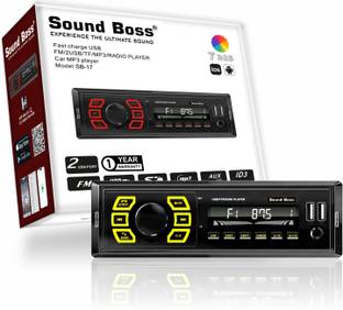 Sound Boss SB-17 Charge Pro+ DUAL USB Bluetooth Wireless With Phone Caller Id Receiver Universal Car Stereo (Single Din) Car Stereo