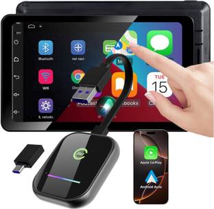 Exblack 2 in 1 Wireless Carplay & Android Auto Adapter Car Stereo