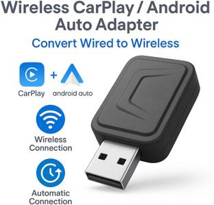 ZESSQAA USB Wireless CarPlay & Android Auto Adapter Car Stereo