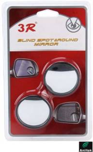 ANiiTEK Manual Blind Spot Mirror, Rear View Mirror For Universal For Car (Left, Right)l Plastic Car Mirror Cover