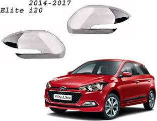 Amabu Car silver Plated chrome side mirror cover for Hyundai Elite i20 car Borosilicate Glass Car Mirror Cover