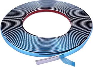Lakshmina Enterprises Side Beading Roll Car Exterior Decorating & Styling Strips 12MM 3 Meter Car Beading Roll For Grill and Garnish Cover, Window, Door, Bumper, Trunk, Hood