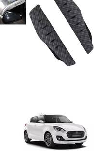 PRTEK Carbon Mirror Rain Visor Smoke Guards Rear View Side Mirror Rain Eyebrow 49 Car Mirror Rain Blocker