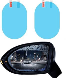 Auto Oprema Universal Car Rear-View Mirror Waterproof Anti Fog Rainproof (Pack of 2) Car Mirror Rain Blocker