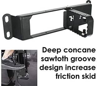 Ride2joy Car Door Hinge Step Set of 2 Black Car Pedal