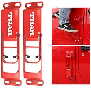 Ride2joy Doo Red Hinge Step with Folding Foot Pedal Car Pedal