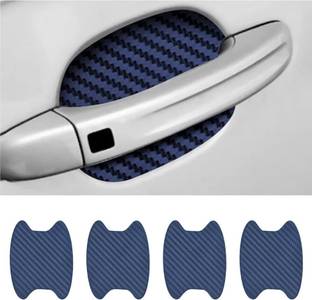 KGN BEAUTY Car Door Handle Bowl Sticker (4) BLUE Car Pet Door Protector