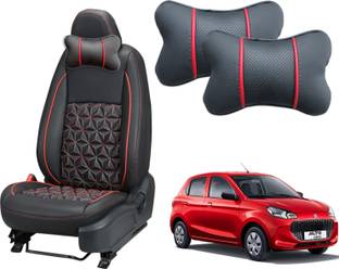 PEEPS STORE Black Leatherite Car Pillow Cushion for Maruti Suzuki