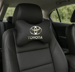 Zoom Trade Black Polyester Car Pillow Cushion for Toyota