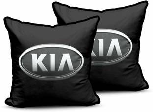 kioni Black Polyester Car Pillow Cushion for Kia