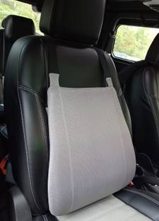 HOMBOX Black Memory Foam Car Pillow Cushion for Universal For Car