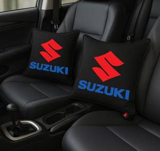 Zoom Trade Black Polyester Car Pillow Cushion for Maruti Suzuki