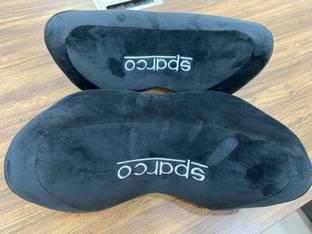 Ride2joy Black Cotton Car Pillow Cushion for Universal For Car