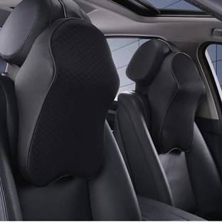 Rhtdm Black Memory Foam Car Pillow Cushion for Universal For Car