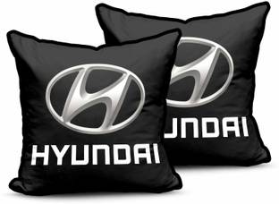 kioni Black Polyester Car Pillow Cushion for Hyundai