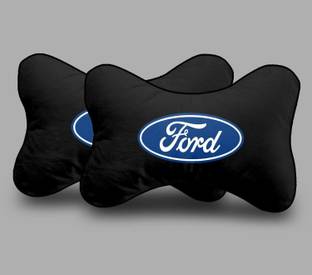 kioni Black Polyester Car Pillow Cushion for Ford