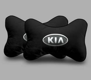 kioni Black Polyester Car Pillow Cushion for Kia