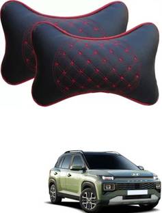 RONISH Black, Red Leatherite Car Pillow Cushion for Hyundai