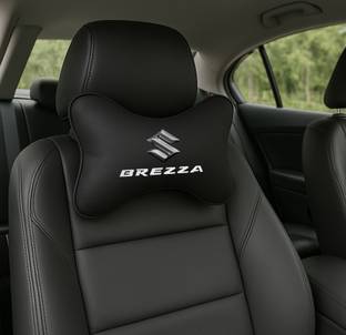 Zoom Trade Black Polyester Car Pillow Cushion for Maruti Suzuki