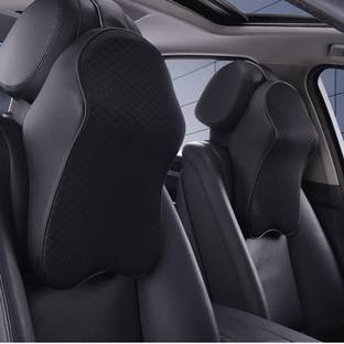 Vrundon Black Memory Foam, Cotton, Leather