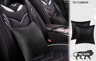 Auto Oprema Black Leather, Leatherite Car Pillow Cushion for Universal For Car